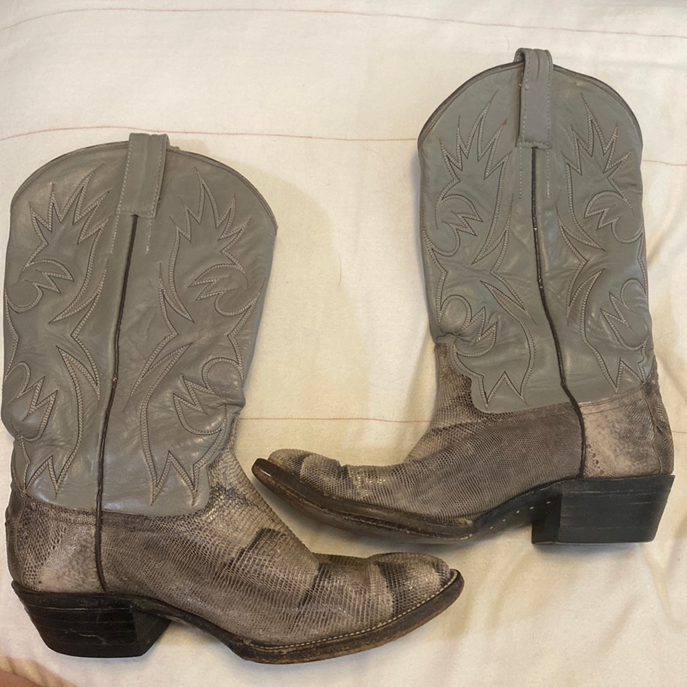 Size 11 Snakeskin Cowboy Boots